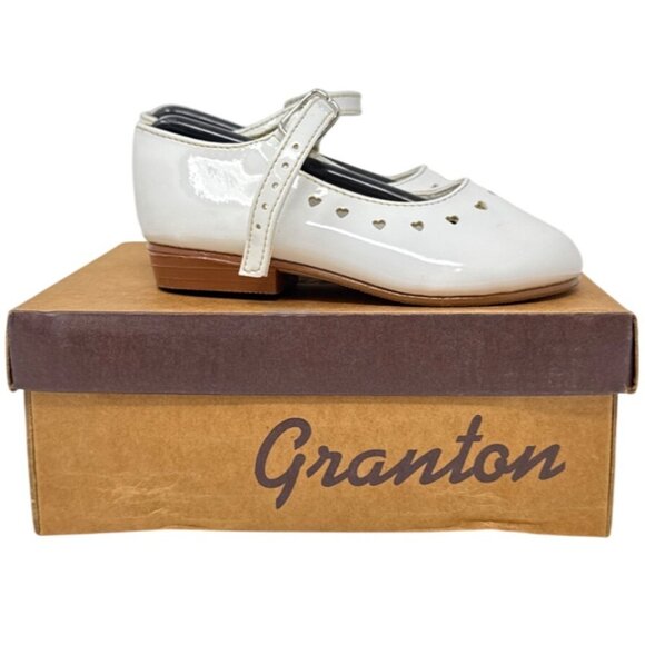 Granton Girls White Patent Mary Jane Shoes Size 6 - Picture 1 of 6